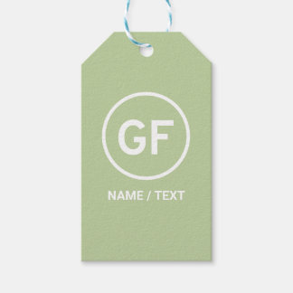 Étiquettes-cadeau GF pour Gluten logo alimentaire gratuit marque per