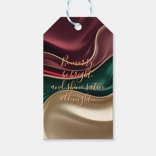Étiquettes-cadeau Gift tag in stylish abstract graphic (Devant)