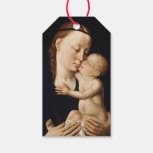 Étiquettes-cadeau GIFT TAG Vierge et enfant (vers 1455-60) D. Bouts