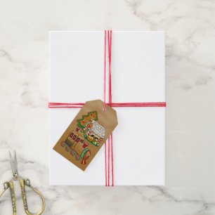 Étiquettes-cadeau Ginger Town