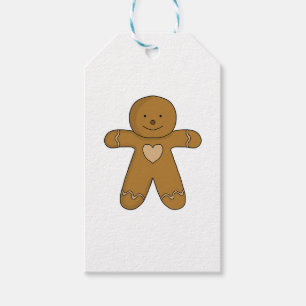 Étiquettes-cadeau GingerBread Man Christmas Cookie