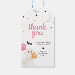 Étiquettes-cadeau Girl Little Boo est presque dû Favoriser Tags