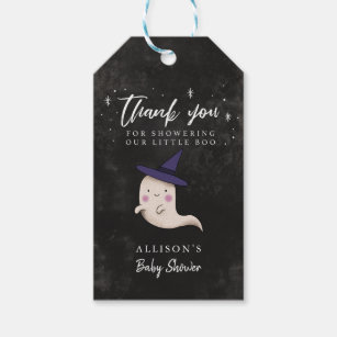 Étiquettes-cadeau Girl Little Boo thème Baby shower Merci