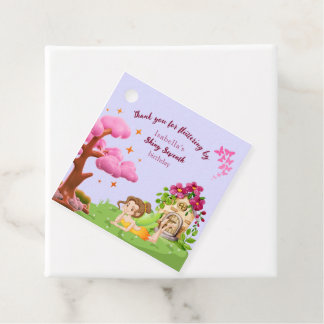 Étiquettes Cadeau Girls Cute Yellow Fairy Fairytale home