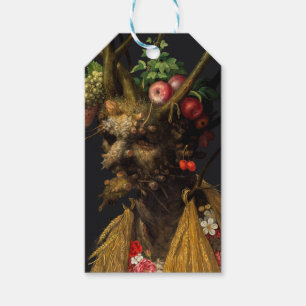 Étiquettes-cadeau Giuseppe Arcimboldo - Quatre saisons en une tête