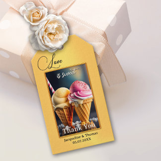 Étiquettes-cadeau Glace Sucrée