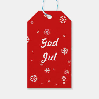 Étiquettes-cadeau God Jul ~ Swedish Joyeux Noël