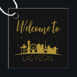 Étiquettes Cadeau Gold Bienvenue à Las Vegas Mariage de sac cadeau<br><div class="desc">Cette étiquette de bienvenue élégante,  placée sur votre sac de bienvenue ou votre panier dans leur hébergement,  est une bonne façon de remercier vos invités de l'extérieur de la ville pour le voyage qu'ils ont dû faire pour se rendre à votre mariage de Las Vegas.</div>