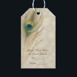Étiquettes-cadeau Gold Exotic Peacock Feather Glam Party Favoriser<br><div class="desc">Balise cadeau Gold Exotic Peacock Feather Glam Party Favor. Customisez cependant.Objets correspondants disponibles.</div>