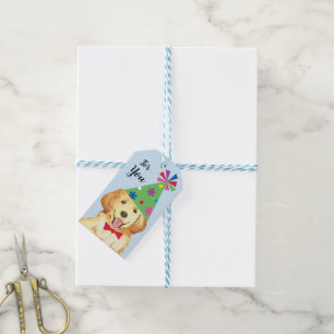 Étiquettes-cadeau Golden Retriever