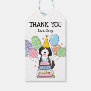 Étiquettes-cadeau Goldendoodle Chien Anniversaire Fête Favoriser Tag