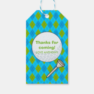 Étiquettes-cadeau Golf