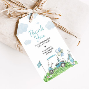 Étiquettes-cadeau Golf A Little Putter Baby shower Favoriser Tags