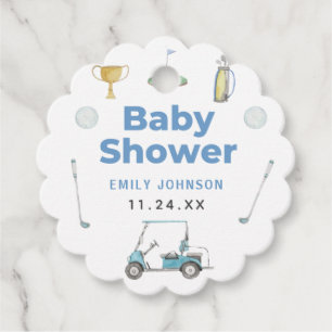 Étiquettes Cadeau Golf Boy Baby shower