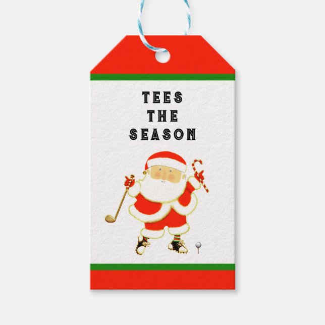 Étiquettes-cadeau Golf drôle (Devant)