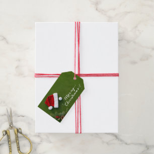 Étiquettes-cadeau Golf Noël sur le green Joyeux Noël