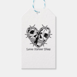Étiquettes-cadeau Gothique romantique pour couples