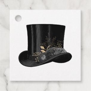 Étiquettes Cadeau Gothique Steampunk vintage