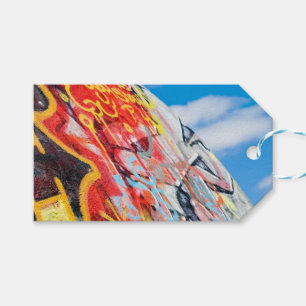 Étiquettes-cadeau graffiti de planète