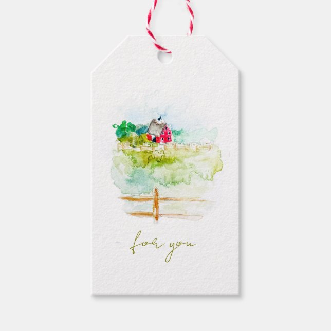 Étiquettes-cadeau Grange Tag (Devant)