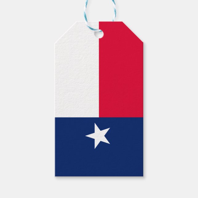 Étiquettes-cadeau Graphique d'indicateur d'état Texas dynamique sur  (Devant)