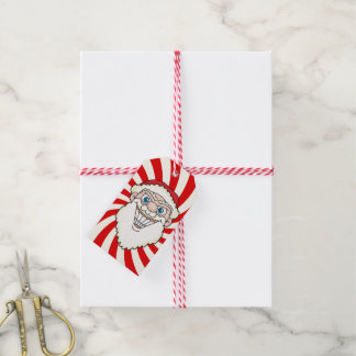 Étiquettes-cadeau Graphiques tourbillonnants de fou à propos du Père