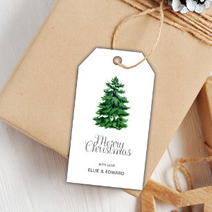 Étiquettes-cadeau Green Christmas Gift Tags