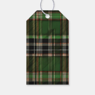 Étiquettes-cadeau Green Scottish Tartan Wedding Favoriser
