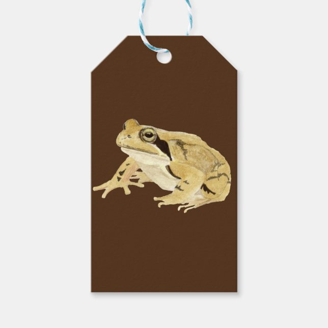Étiquettes-cadeau Grenouille à bois (Devant)