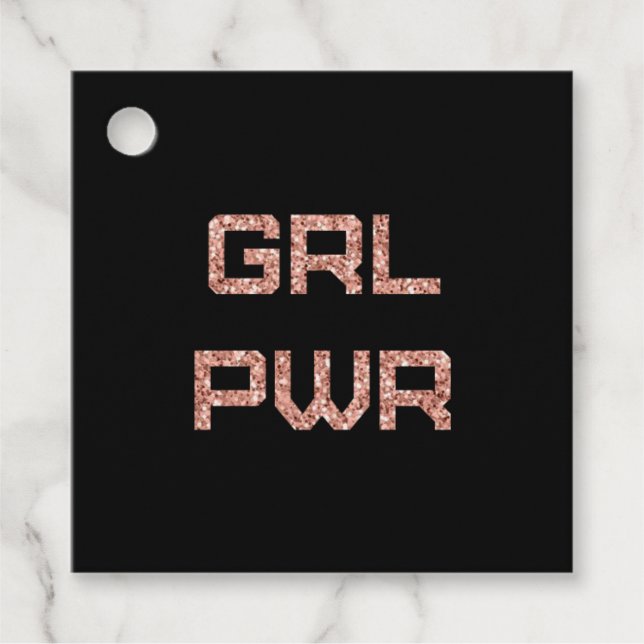 ÉTIQUETTES CADEAU GRL PWR - (Devant)