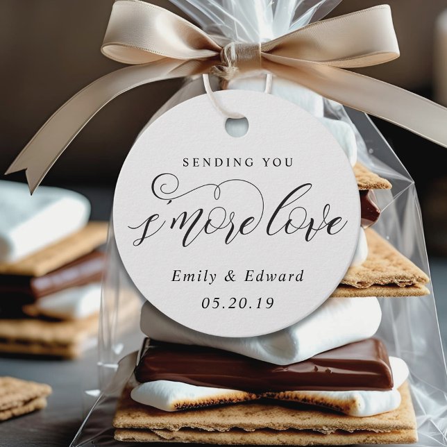 Étiquettes Cadeau Groupe de mariage S'mores (Créateur téléchargé)