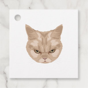Étiquettes Cadeau Grumpy Cat