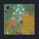 Étiquettes Cadeau Gustav Klimt - Jardin des fleurs<br><div class="desc">Jardin aux fleurs - Gustav Klimt en 1905-1907</div>