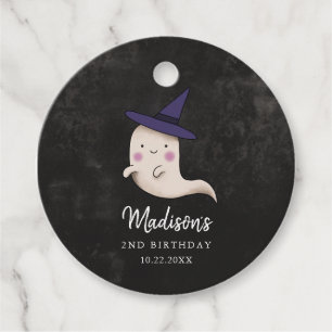 Étiquettes Cadeau Halloween Anniversaire de enfant Party sorcier fan