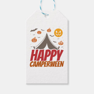 Étiquettes-cadeau Halloween Camper Camper Outdoor