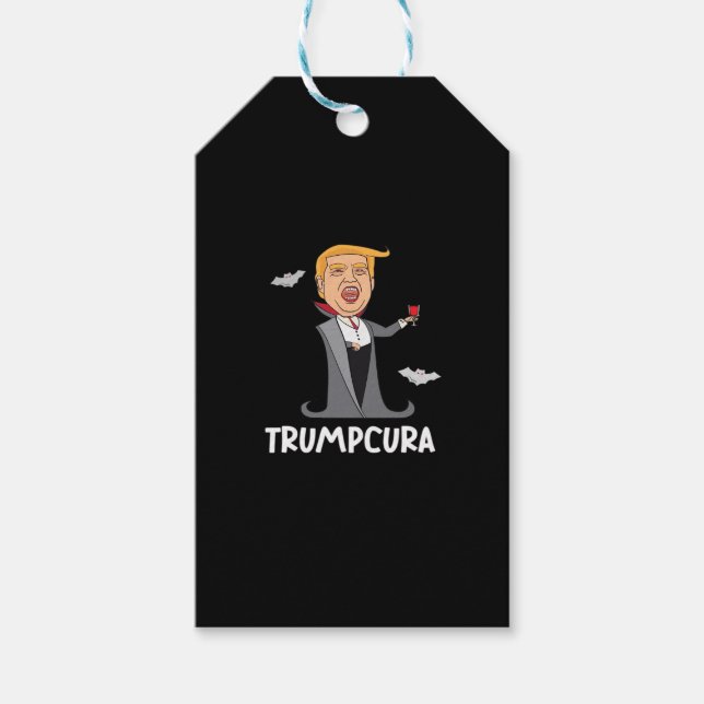 Étiquettes-cadeau Halloween Dracula Funny Classic (Devant)