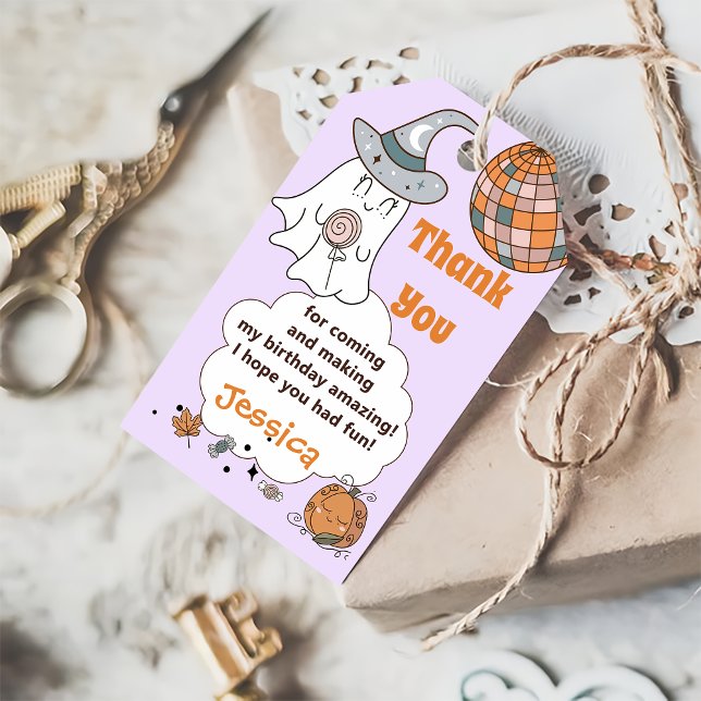 Étiquettes-cadeau Halloween Éffrayant Super Cute Fantôme (Créateur téléchargé)