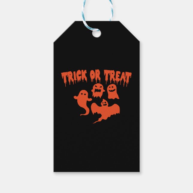ÉTIQUETTES-CADEAU HALLOWEEN GHOST (Devant)