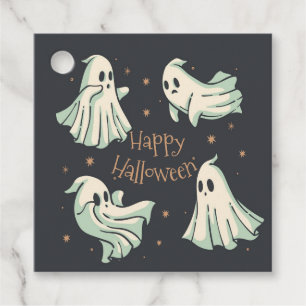 Étiquettes Cadeau Halloween Ghost Spooktacular Happy Halloween