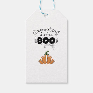 Étiquettes-cadeau Halloween Maman enceinte future maman attend Littl