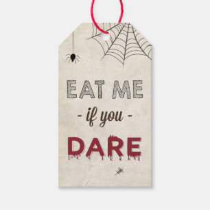Étiquettes-cadeau Halloween Mangez-Moi Si Vous Osez Enfant Fête Adul
