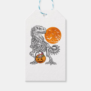 Étiquettes-cadeau Halloween s for Boys Kids Dinosaur Skeleton T rex