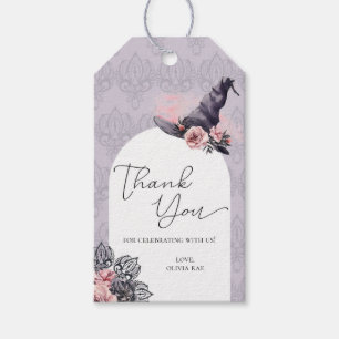 Étiquettes-cadeau Halloween sorcière Anniversaire ou Baby shower