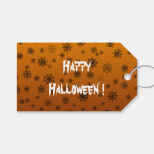 Étiquettes-cadeau Halloween Spider Web