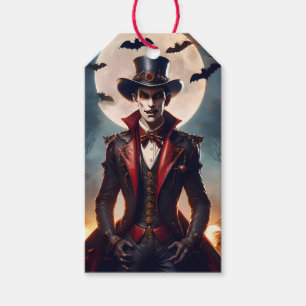 Étiquettes-cadeau Halloween Steampunk Gothique Zombie Vampire