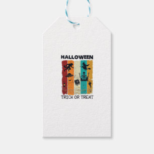 Étiquettes-cadeau Halloween Trick Or Treat Loup-Garou Sorcière Squel