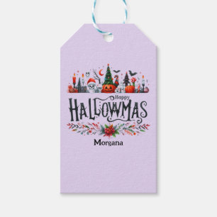 Étiquettes-cadeau Hallowmas Cadeaux Tags Halloween Christmas Mashup