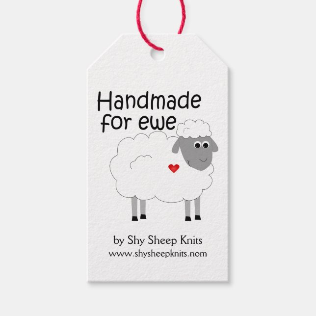 Étiquettes-cadeau Hangtag artisanal pour Ewe (Devant)