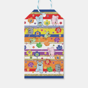 Étiquettes-cadeau Hanoukka Tags cadeaux Souris et amis