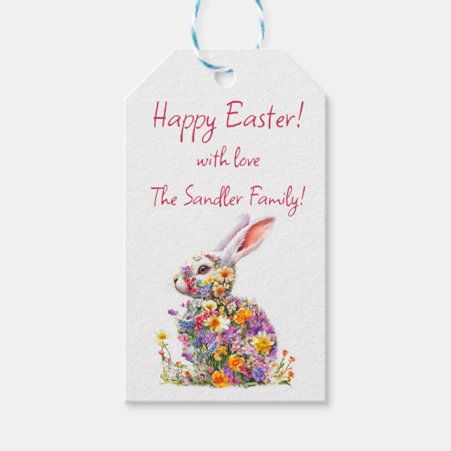 Étiquettes-cadeau Happy Easter Gift Tags (Devant)
